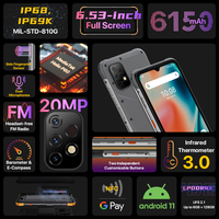 UMIDIGI BISON X10 PRO Smartphone NFC wersja globalna 6.53 "HD + IP68 IP69K 4GB 128GB Helio P60 20MP potrójny aparat 6150mAh bateria 2